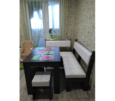 Кухонный уголок комплект Тип 3 со столом и табуретами (выбор цвета ЛДСП и обивки)