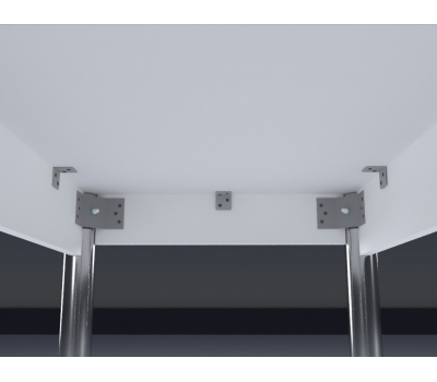Стол кухонный с обвязкой верх пластик (выбор дизайна), столешница 16 мм