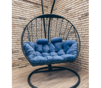 Кресло-кокон Двойной Стандарт, выбор цвета каркаса и подушки