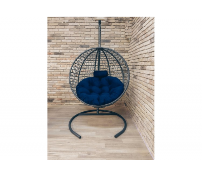 Кресло-кокон Круглое Премиум, выбор цвета каркаса и подушки