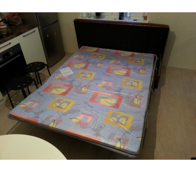 Кухонная скамья прямая со спальным местом Фэнси от 120 см (бельгийская раскладушка)
