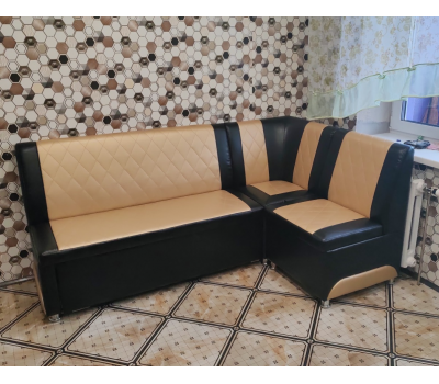Кухонный уголок  со спальны местом Оскар 5 СП (декоративная отстрочка), под заказ, выбор обивочного материала