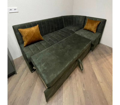 Кухонный уголок со спальным местом Джаз СП (под заказ, угол "Г" или "7", 130х205 см, можно изменить размеры)