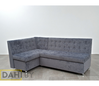 В НАЛИЧИИ! Кухонный уголок со спальным местом Порто СП / 120х200 см / угол "7" / антивандальный велюр с пропиткой от жиздкостей Аура 21