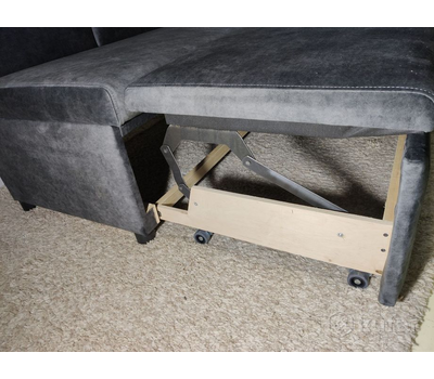 ПОД ЗАКАЗ Кухонная скамья полуугловая со спальным местом Муви СП (под заказ, выбор размера и обивочного материала)