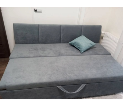 ПОД ЗАКАЗ Кухонная скамья полуугловая со спальным местом Муви СП (под заказ, выбор размера и обивочного материала)