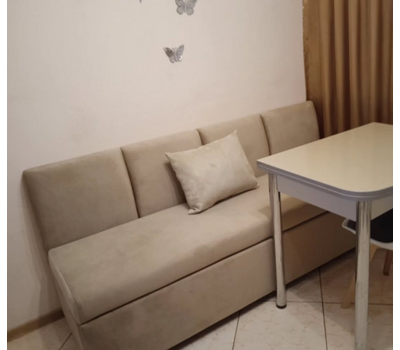 ПОД ЗАКАЗ Кухонная скамья полуугловая со спальным местом Муви СП (под заказ, выбор размера и обивочного материала)