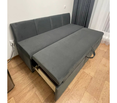 ПОД ЗАКАЗ Кухонная скамья полуугловая со спальным местом Муви СП (под заказ, выбор размера и обивочного материала)