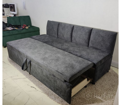 ПОД ЗАКАЗ Кухонная скамья полуугловая со спальным местом Муви СП (под заказ, выбор размера и обивочного материала)