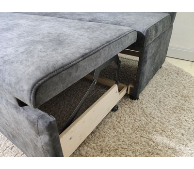 ПОД ЗАКАЗ Кухонная скамья полуугловая со спальным местом Муви СП (под заказ, выбор размера и обивочного материала)