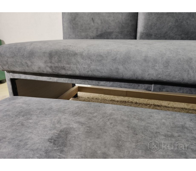 ПОД ЗАКАЗ Кухонная скамья полуугловая со спальным местом Муви СП (под заказ, выбор размера и обивочного материала)