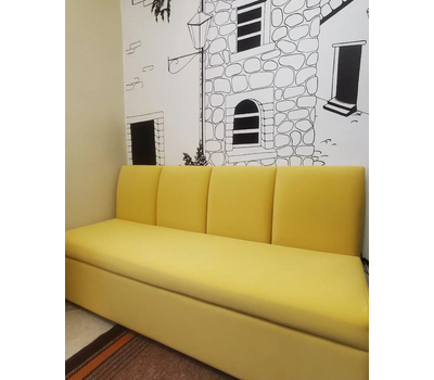 ПОД ЗАКАЗ Кухонная скамья полуугловая со спальным местом Муви СП (под заказ, выбор размера и обивочного материала)