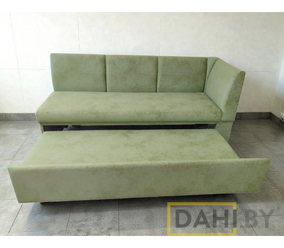 ПОД ЗАКАЗ Кухонная скамья полуугловая со спальным местом Муви СП (под заказ, выбор размера и обивочного материала)