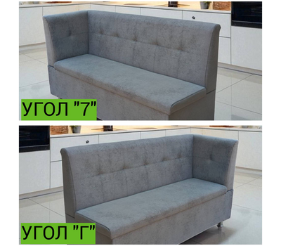 ПОД ЗАКАЗ! Скамья кухонная прямая Смайл, изготовление под заказ, выбор длины и обивки