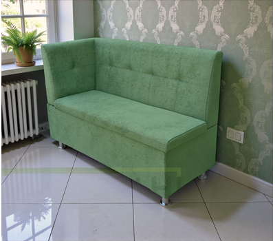 ПОД ЗАКАЗ! Скамья кухонная прямая Смайл, изготовление под заказ, выбор длины и обивки