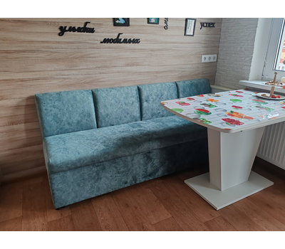 Кухонная скамья прямая со спальным местом Муви СП (под заказ, выбор размера и обивочного материала)