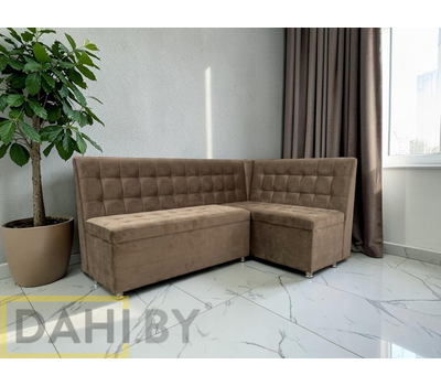 ПОД ЗАКАЗ! Кухонный уголок Бостон (угол "Г" правый или "7" левый) / выбор обивки / размер только стандартный