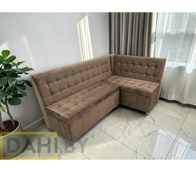 ПОД ЗАКАЗ! Кухонный уголок Бостон (угол "Г" правый или "7" левый) / выбор обивки / размер только стандартный