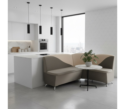 ПОД ЗАКАЗ! Кухонный уголок Оскар 3 (угол "Г" правый или "7" левый), изготовление под заказ, выбор обивки и размеров