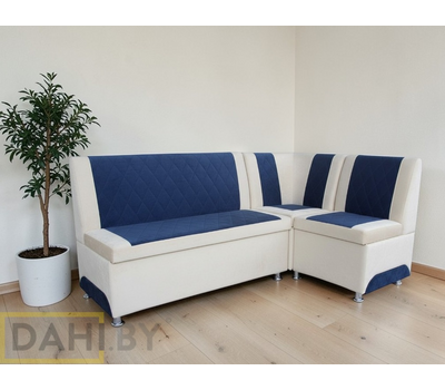 ПОД ЗАКАЗ! Кухонный уголок Оскар 5 (угол "Г" правый или "7" левый) / выбор обивки и размеров