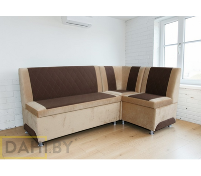 ПОД ЗАКАЗ! Кухонный уголок Оскар 5 (угол "Г" правый или "7" левый) / выбор обивки и размеров