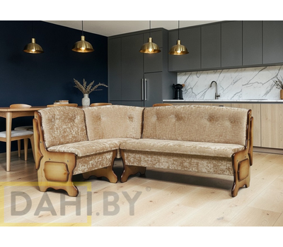 ПОД ЗАКАЗ! Кухонный уголок Ладога 2 (сборка на любую сторону) / выбор обивки / размер только стандартный