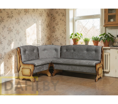 ПОД ЗАКАЗ! Кухонный уголок Ладога 2 (сборка на любую сторону) / выбор обивки / размер только стандартный