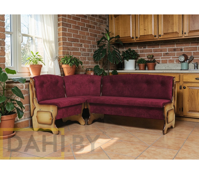 ПОД ЗАКАЗ! Кухонный уголок Ладога 2 (сборка на любую сторону) / выбор обивки / размер только стандартный