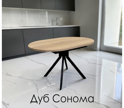 ПОД ЗАКАЗ Стол кухонный раздвижной Дорн-1 овал (выбор цвета и размера)