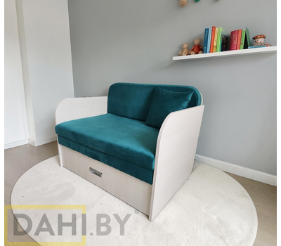 Под заказ! Тахта прямая Кейт ЛДСП 103х75 см (выбор обивки и цвета корпуса)