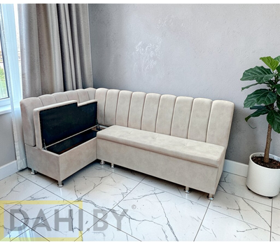 ПОД ЗАКАЗ! Кухонный уголок со спальным местом Марсель СП (выбор обивки, размеров, расположения угла)