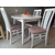Стол кухонный раздвижной круглый Партнёр, D100 см (белый, черный, бежевый) 100х100(135) см