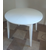 Стол кухонный раздвижной круглый Партнёр, D100 см (белый, черный, бежевый) 100х100(135) см