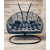 Подвесное кресло кокон Тройной Премиум зигзаг Фэмили, выбор цвета каркаса и подушки