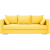 Тахта диван Эллада мод. 2, размер 224х93х88 см, без механизма трансформации, под заказ, большой выбор обивочного материала