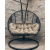 Подвесное кресло кокон Двойной Премиум кольца, выбор цвета каркаса и подушки